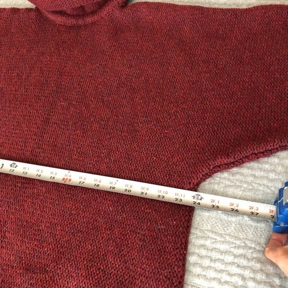 Vintage real wool chunky boho knit sweater by Ramsay of Dublin made - Picture 10 of 12